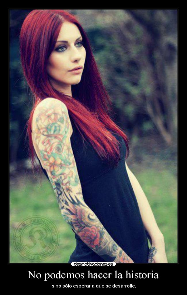 No podemos hacer la historia -