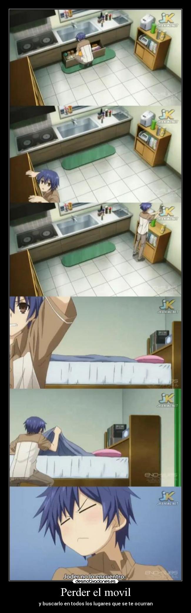 Perder el movil - y buscarlo en todos los lugares que se te ocurran