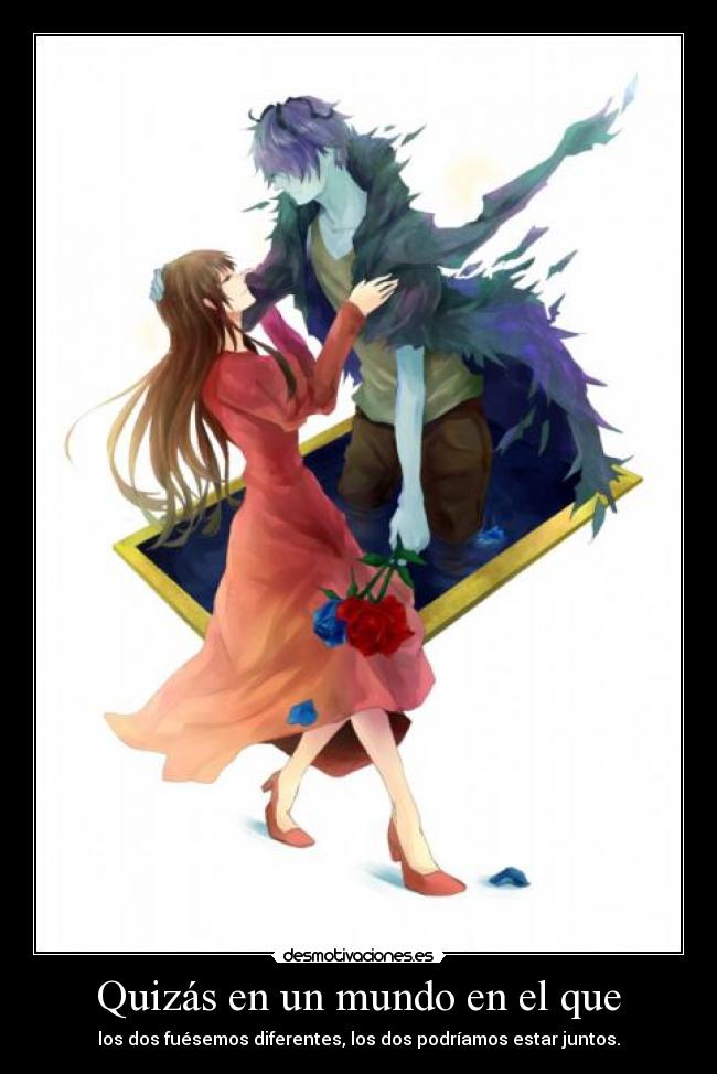 carteles mundo anime garry eva amor amar juntos harukaze desmotivaciones