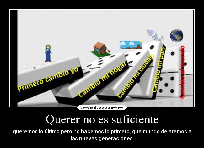 Querer no es suficiente - 