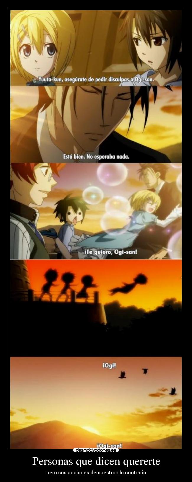 carteles anime shinigamisempai cuticle tantei inaba personas que dicen quererte pero sus acciones demuestran desmotivaciones