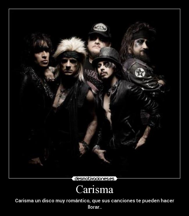 Carisma - Carisma un disco muy romántico, que sus canciones te pueden hacer llorar..