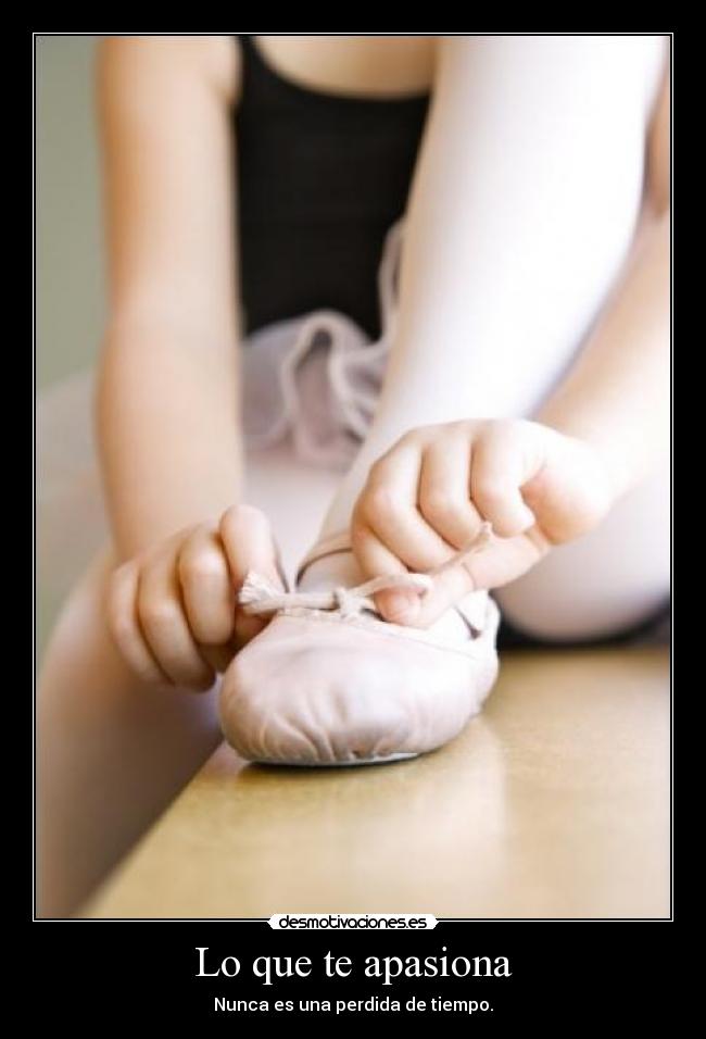 Lo que te apasiona - 