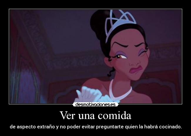 carteles comida disney cocina desmotivaciones