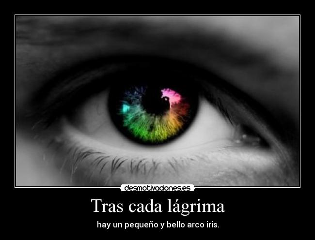 Tras cada lágrima -