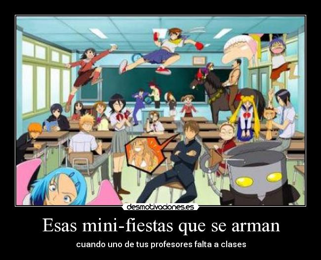 carteles hoy falto profe idioma espanol siento tan feliz desmotivaciones