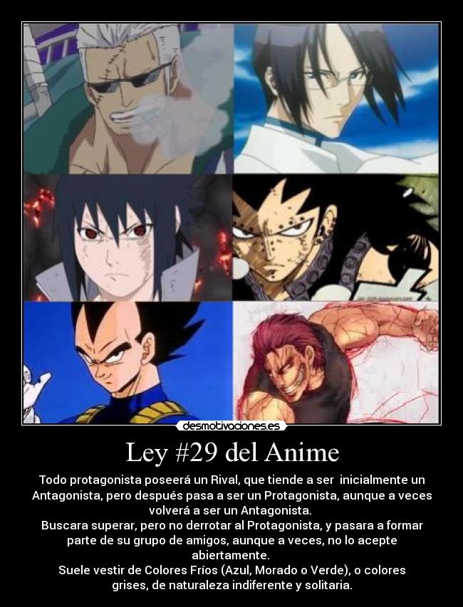 Ley #29 del Anime -