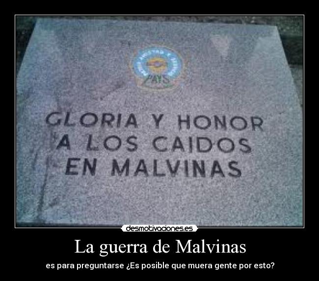 La guerra de Malvinas -