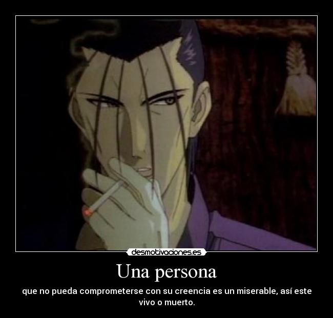 carteles rurouni kenshin samurai saitou hajime saito manga anime harukaze desmotivaciones