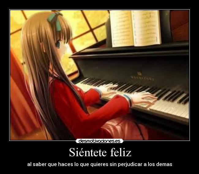 carteles anime feliz personas desmotivaciones