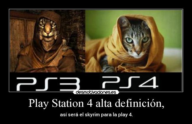 Play Station 4 alta definición, - así será el skyrim para la play 4.