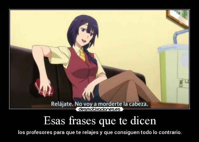 Esas frases que te dicen -