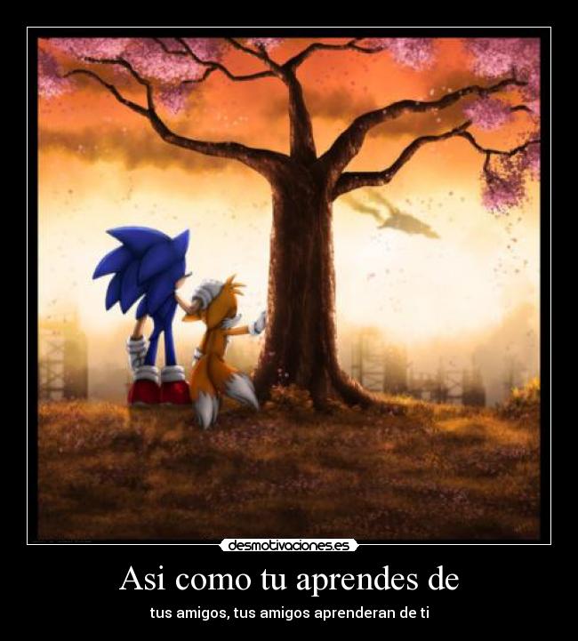 Asi como tu aprendes de -