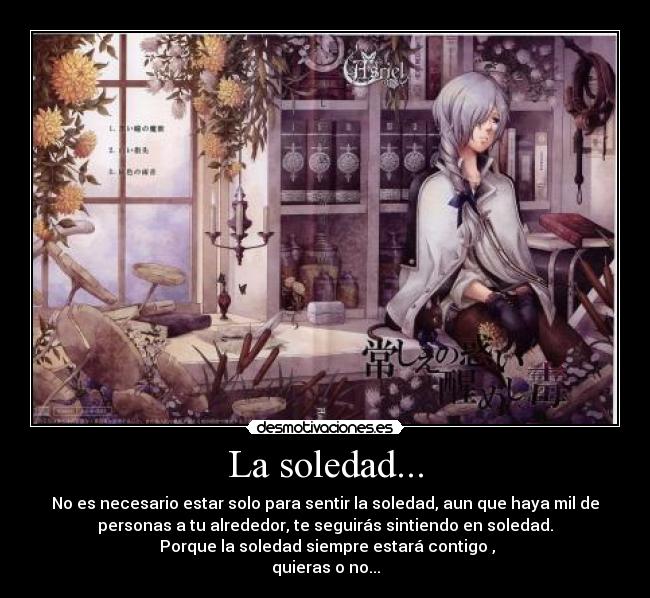 La soledad... - 