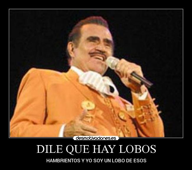 DILE QUE HAY LOBOS - HAMBRIENTOS Y YO SOY UN LOBO DE ESOS