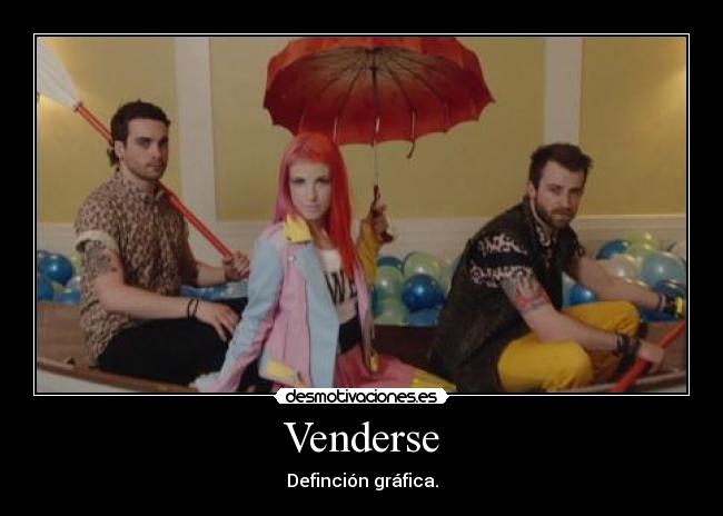 Venderse - Definción gráfica.