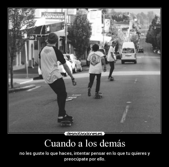Cuando a los demás - 