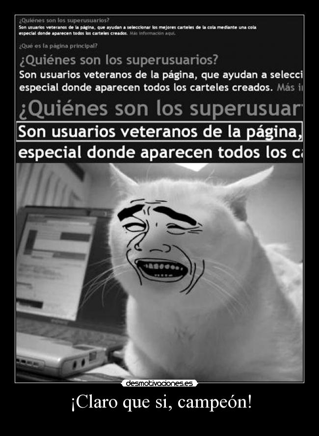 ¡Claro que si, campeón! -