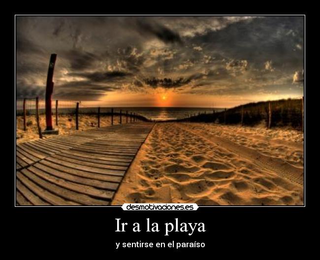 Ir a la playa - y sentirse en el paraíso