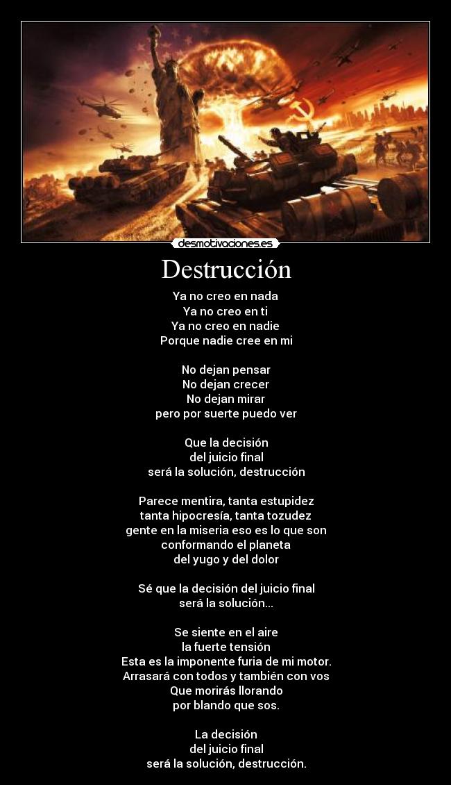 Destrucción -