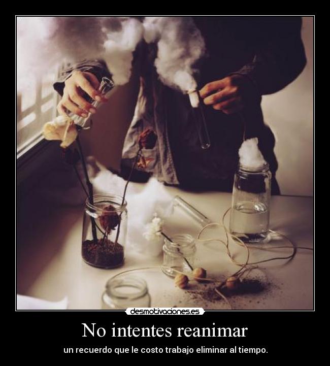 No intentes reanimar -