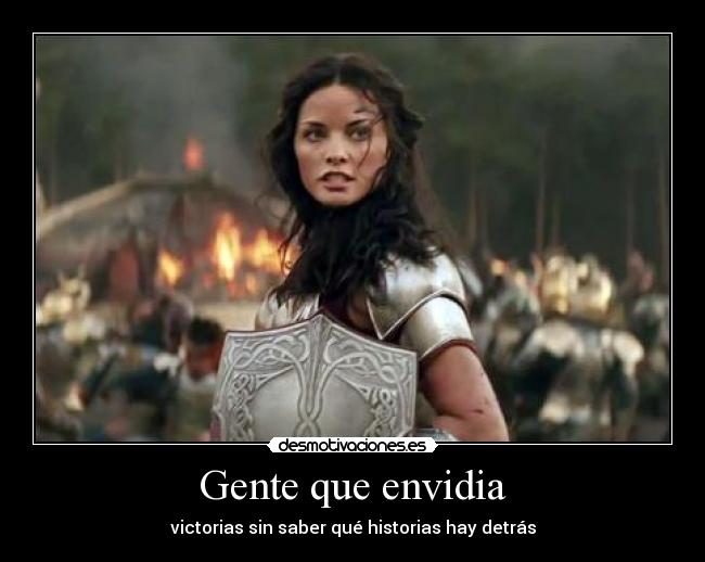 Gente que envidia - victorias sin saber qué historias hay detrás