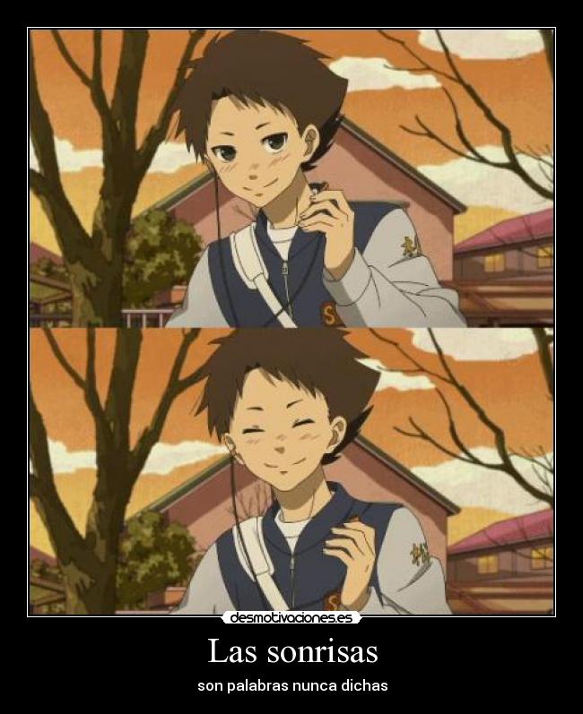 Las sonrisas - son palabras nunca dichas