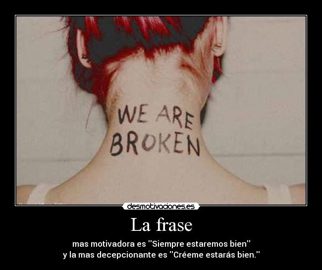 La frase -