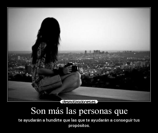 Son más las personas que - 