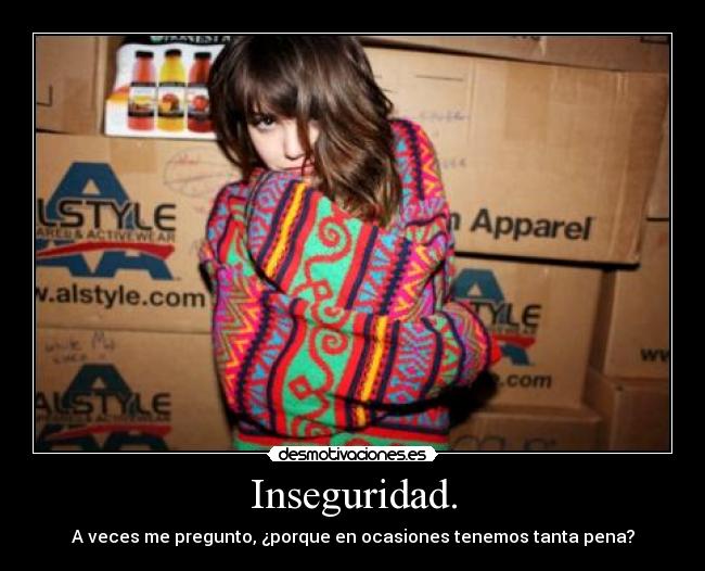 carteles inseguridad timidez miedo pena verguenza introversion desmotivaciones