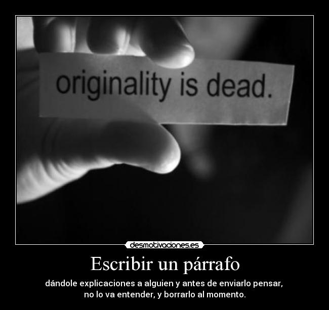 Escribir un párrafo - 