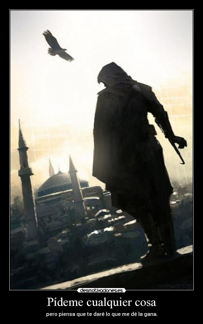 carteles assassins creed revelations ezio auditore jason desmotivaciones