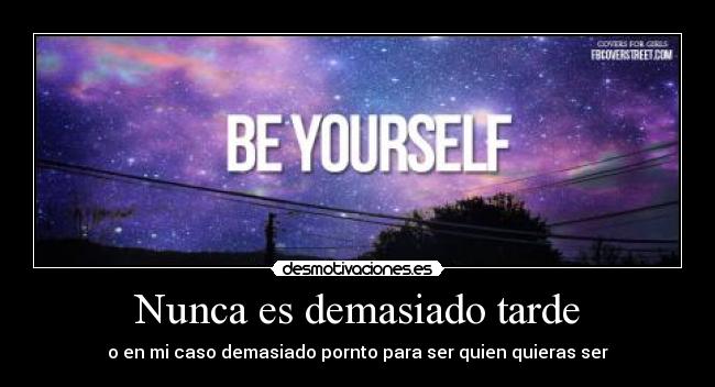 carteles yourself desmotivaciones