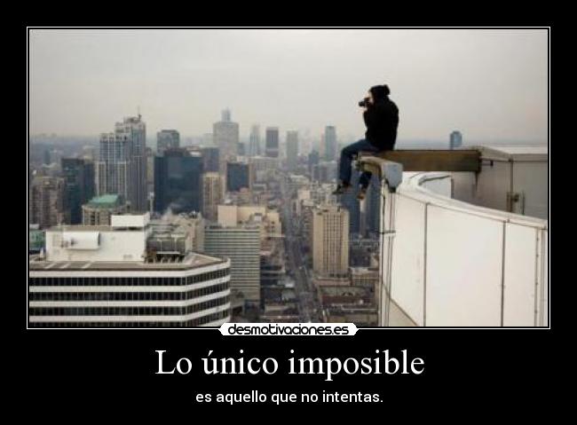 Lo único imposible - 