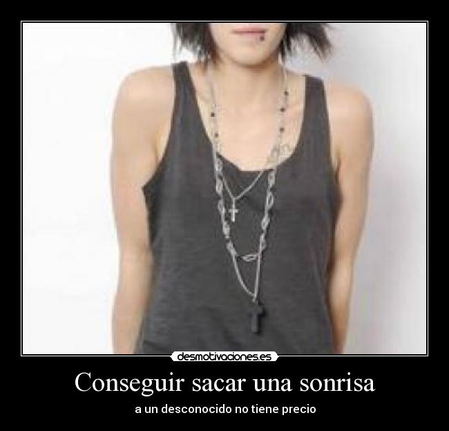 Conseguir sacar una sonrisa - 