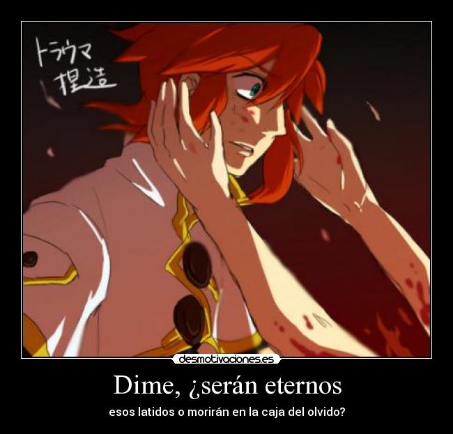 carteles tales the abyss talesof luke fon fabre harukaze desmotivaciones