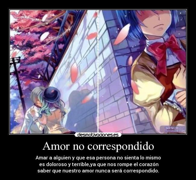 Amor no correspondido - 