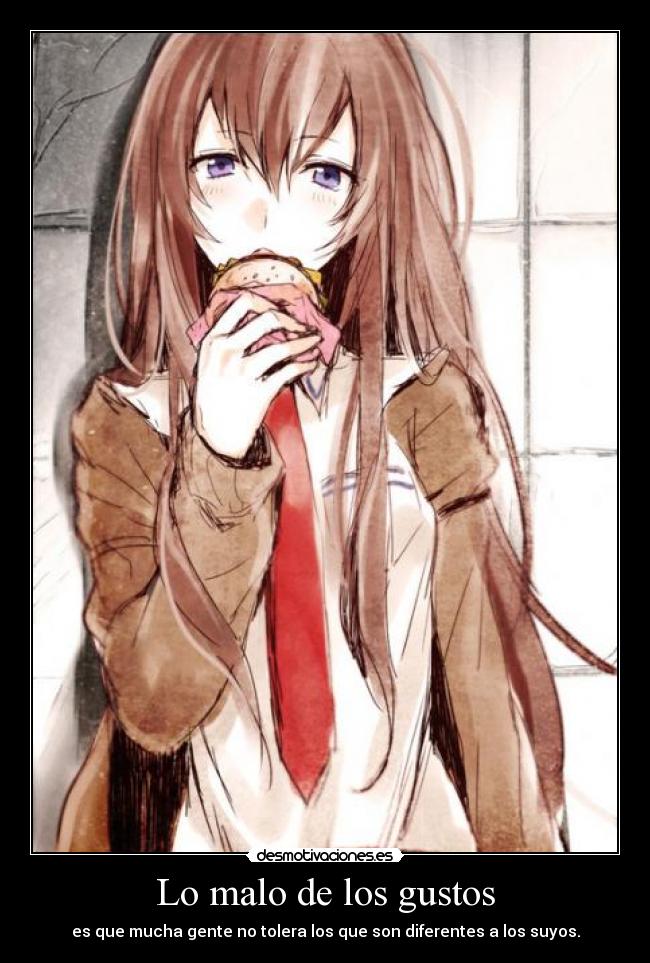 Lo malo de los gustos - 