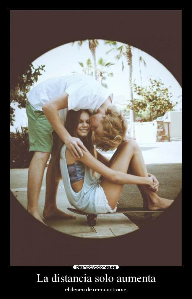 La distancia solo aumenta - el deseo de reencontrarse.