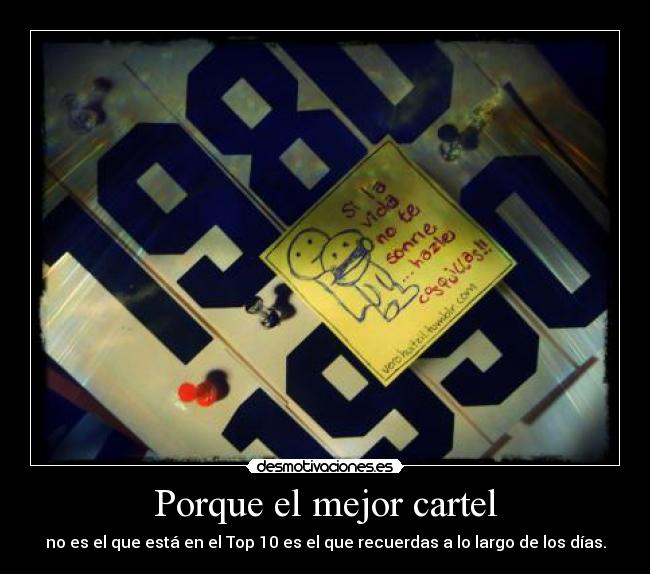 Porque el mejor cartel - 