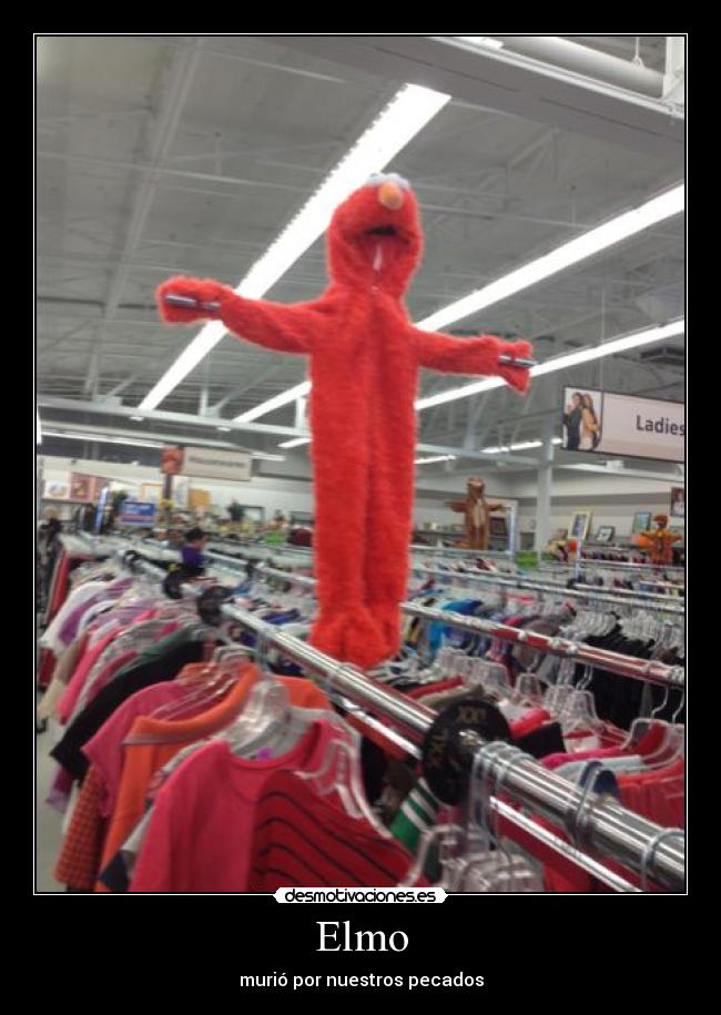 Elmo - murió por nuestros pecados