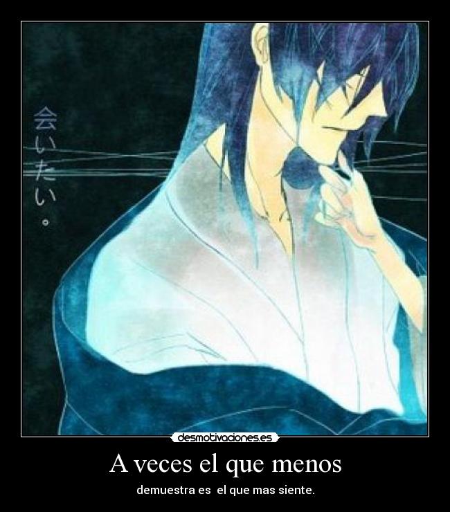 carteles bleach byakuya kuchiki harukaze manga anime shinigami siente sentimientos desmotivaciones