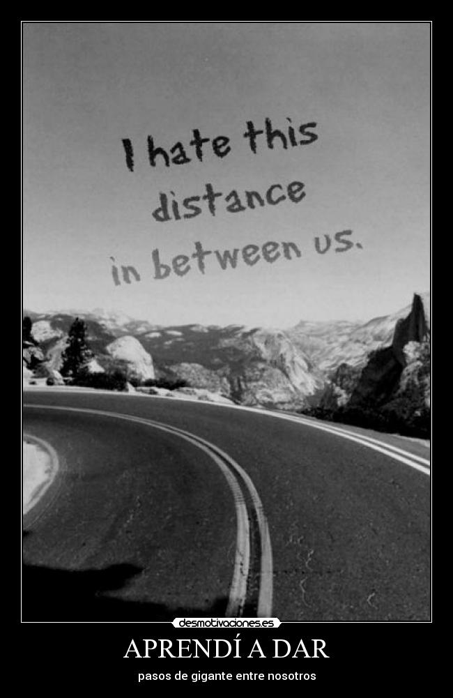 APRENDÍ A DAR - pasos de gigante entre nosotros