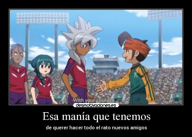 carteles inazuma eleven mark lancer desmotivaciones