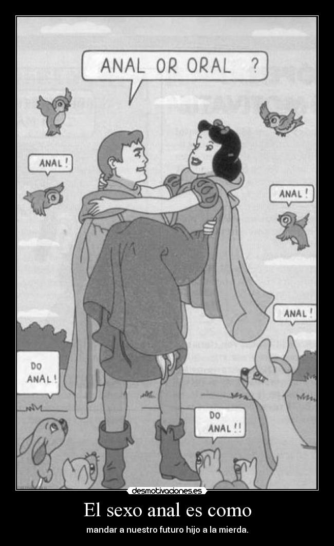 El sexo anal es como -
