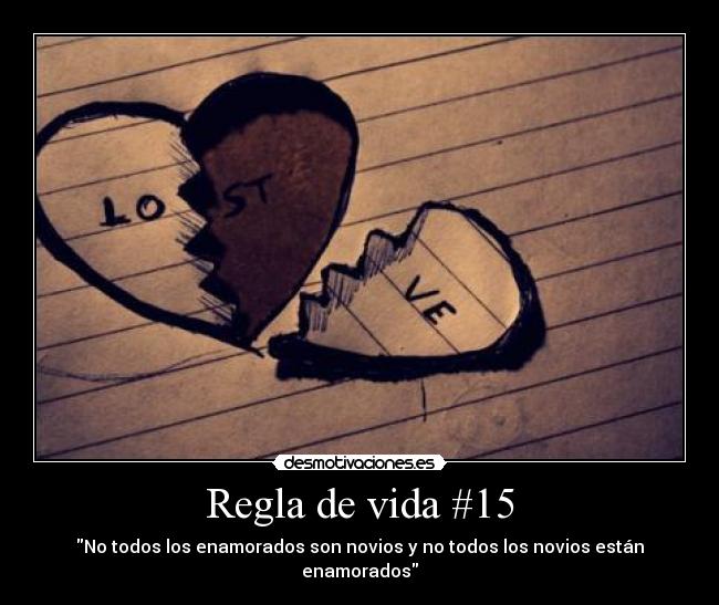 Regla de vida #15 -