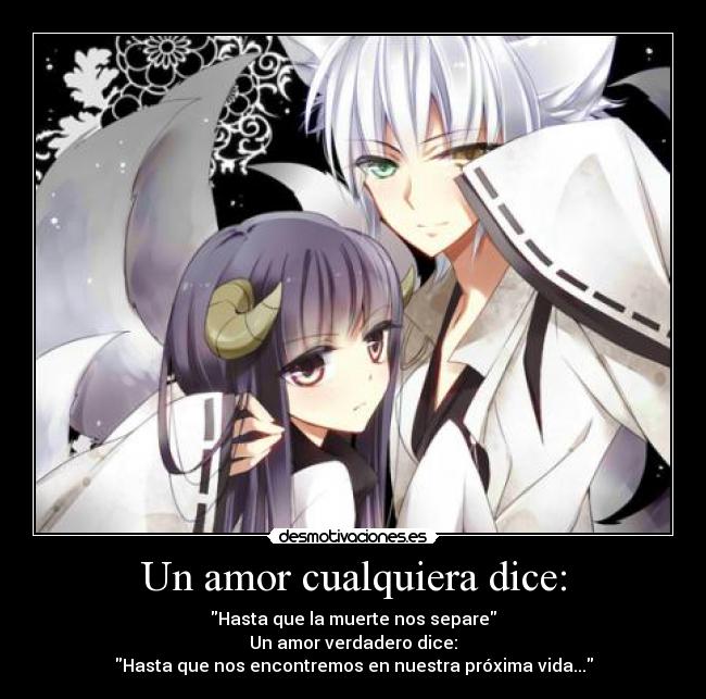 Un amor cualquiera dice: - 