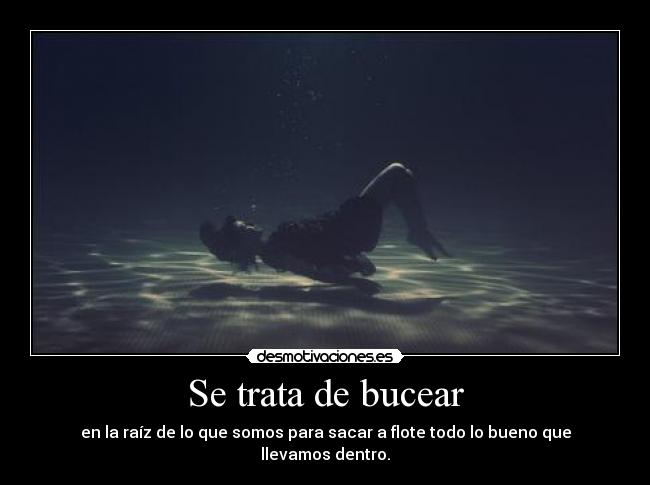 carteles positividad buceo nadar flote barco chica desmotivaciones