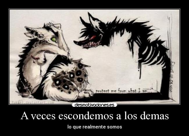 A veces escondemos a los demas - 