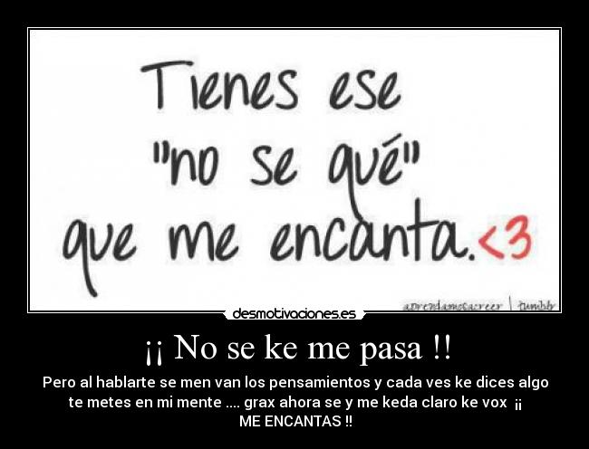 ¡¡ No se ke me pasa !! -